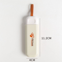 7 dni moda przenośny styl skandynawski pudełko na pigułki Tablet Pillbox dozownik pudełka na leki 3 siatki dozujące organizator do zestawu 6